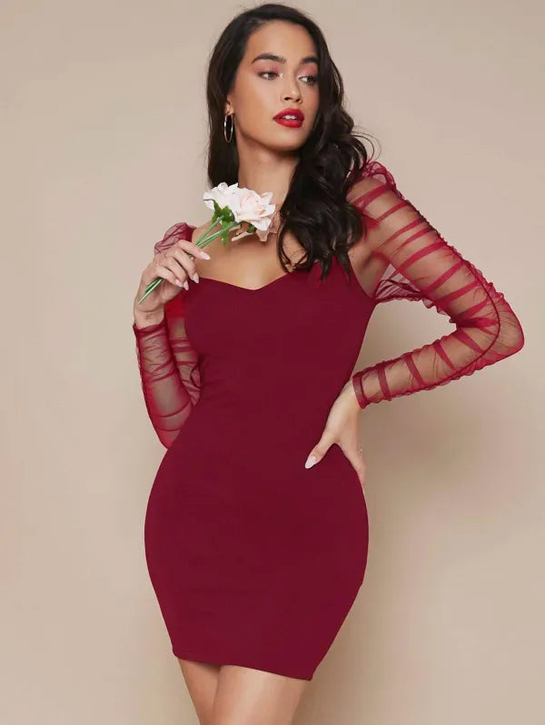 Cherry Cola Bodycon Dress