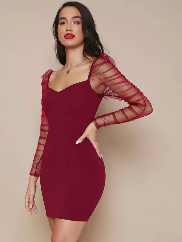 Cherry Cola Bodycon Dress